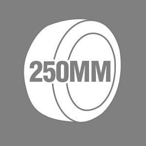 250mm Diameter