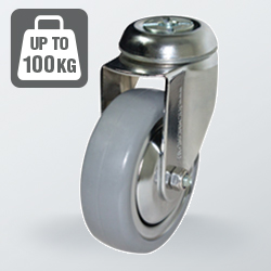 Chrome Durolite Bolt Castors